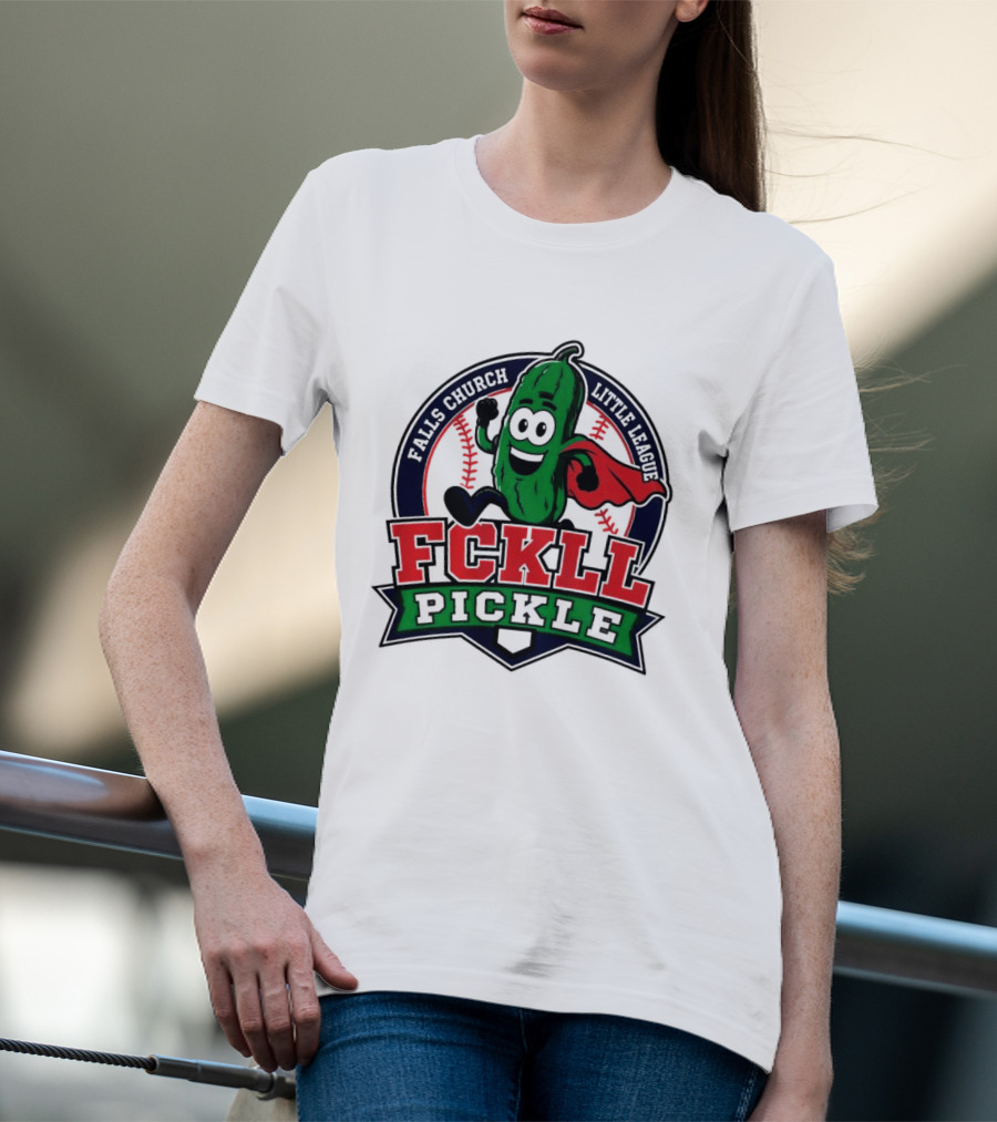 Falls Church Little League FCKLL Pickle Fundraiser Superhero T-Shirt