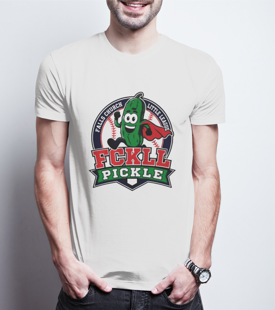 Falls Church Little League FCKLL Pickle Fundraiser Superhero T-Shirt