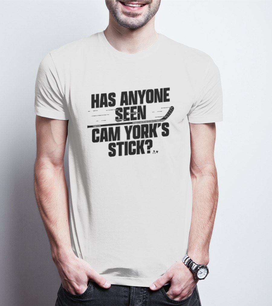 Has Anyone Seen Cam York's Stick Fun Hockey Question T-Shirt