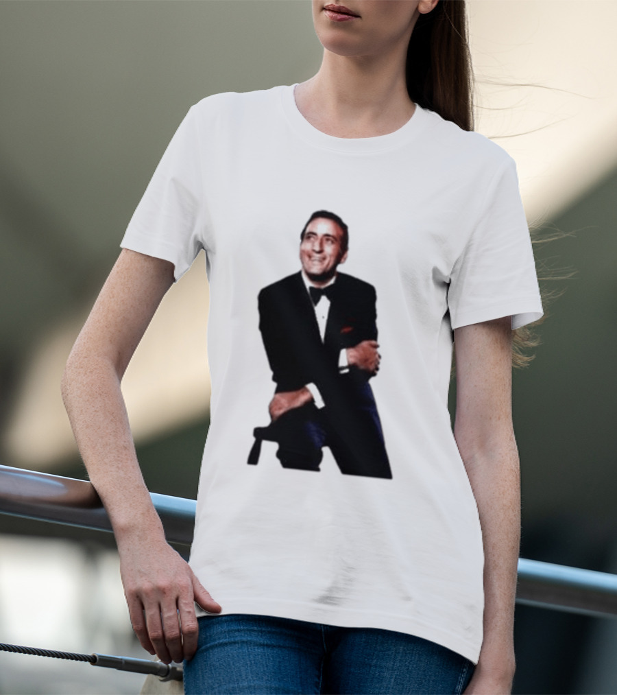 Tony Bennett The Way You Look Sitting Pose T-Shirt