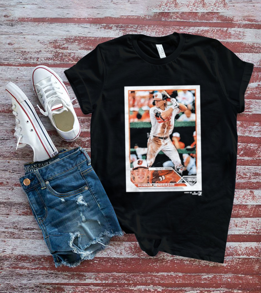 Baltimore Orioles Gunnar Henderson 2026 Rookie Card T-Shirt
