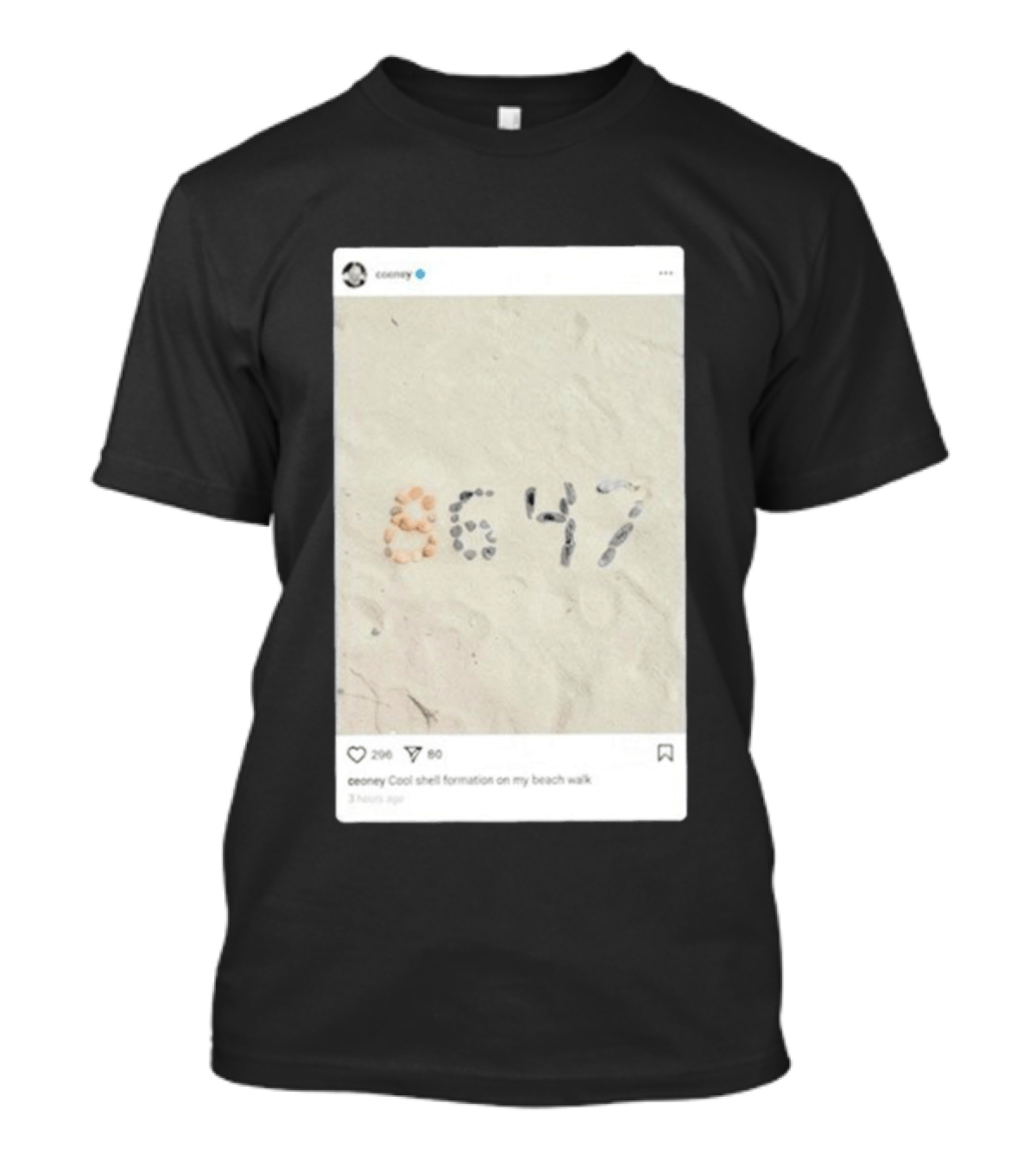 Comey Cool Shell Formation 8647 Beach Walk T-Shirt