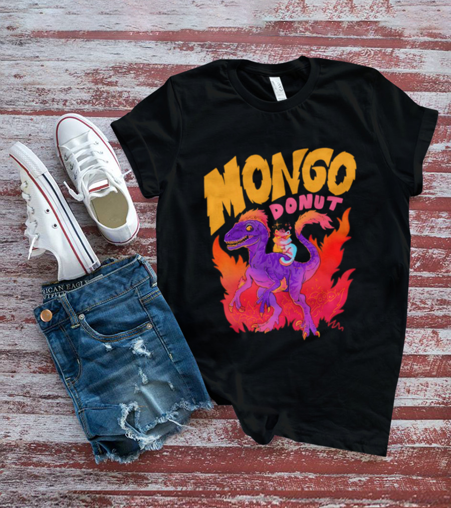 Mongo Donut Dungeon Crawler Carl Dinosaur T-Shirt