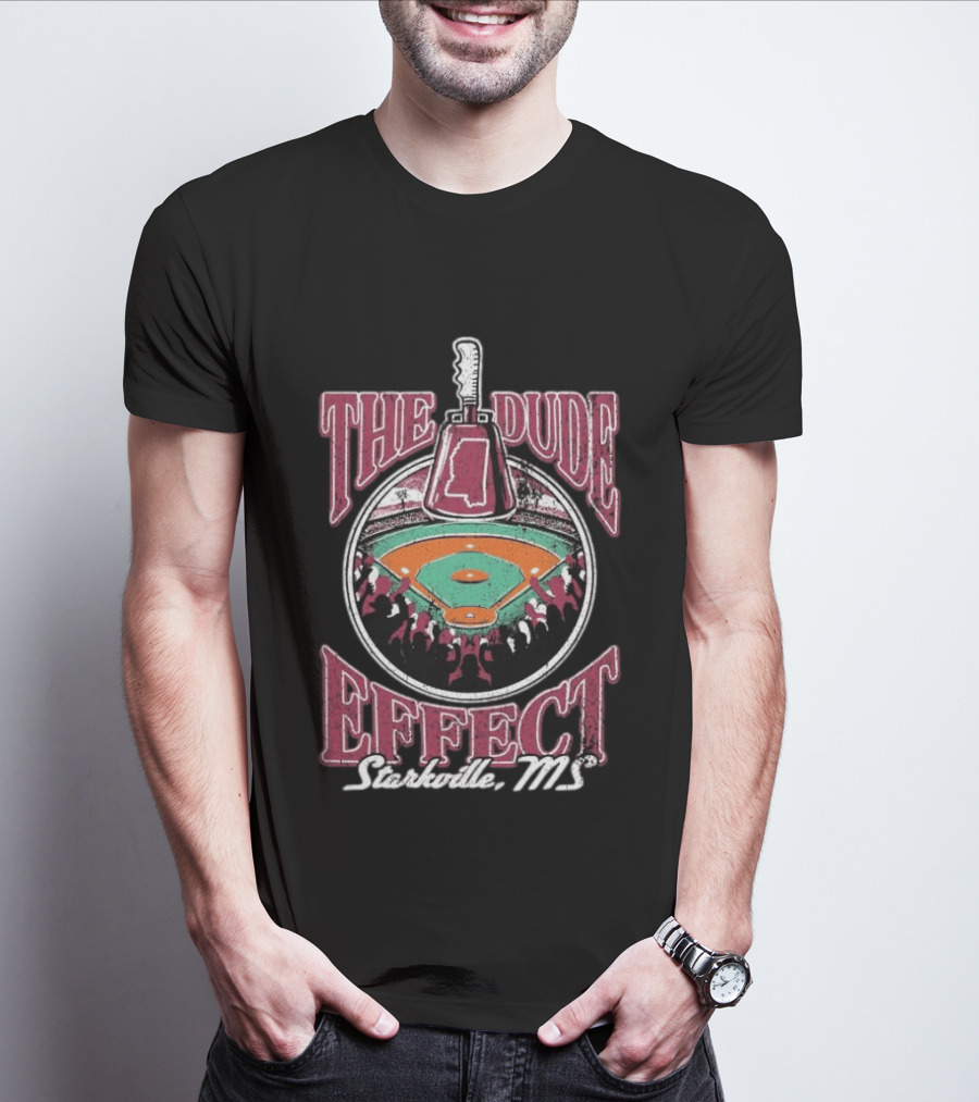 The Dude Effect Starkville MS Baseball Stadium Axe T-Shirt