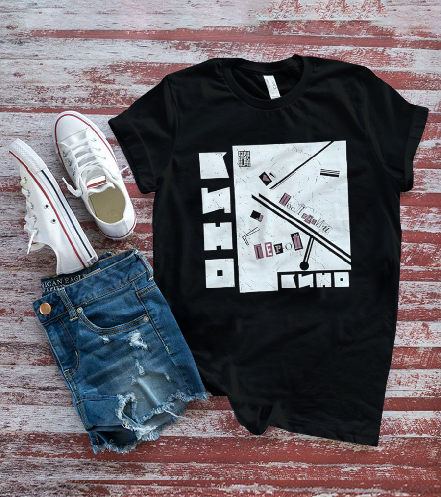 Posledniy Geroy Kino Soviet Rock Band 1989 Album Cover T-Shirt
