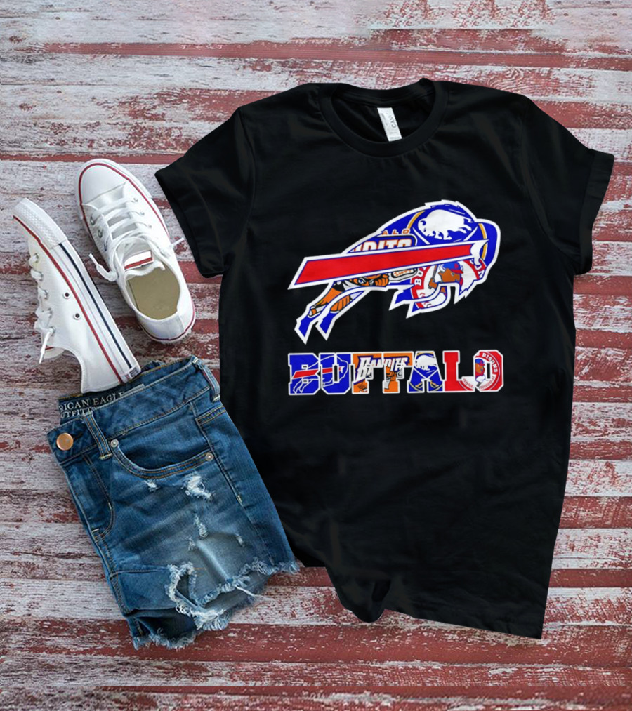 Several Buffalo Bills And New York Teams T-Shirt
