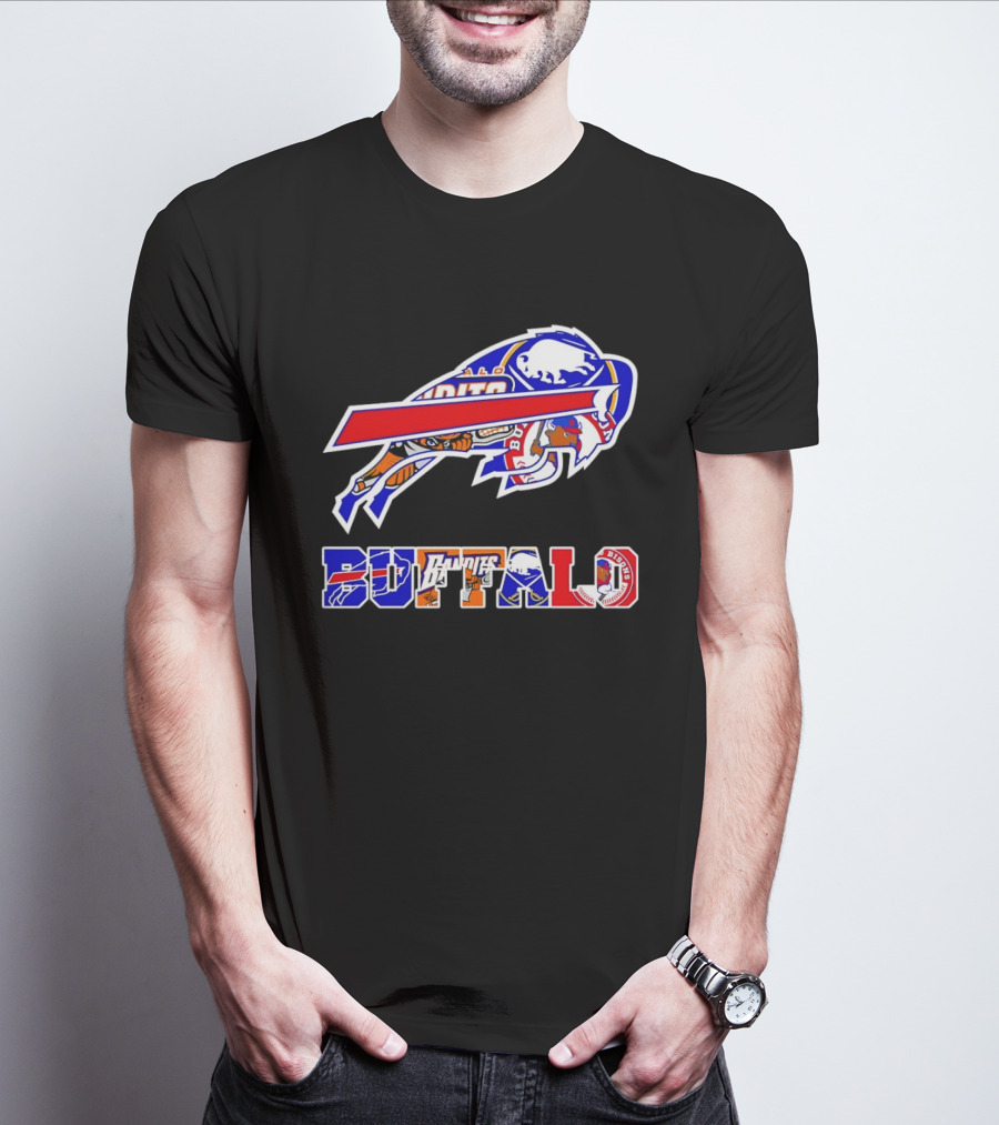 Several Buffalo Bills And New York Teams T-Shirt