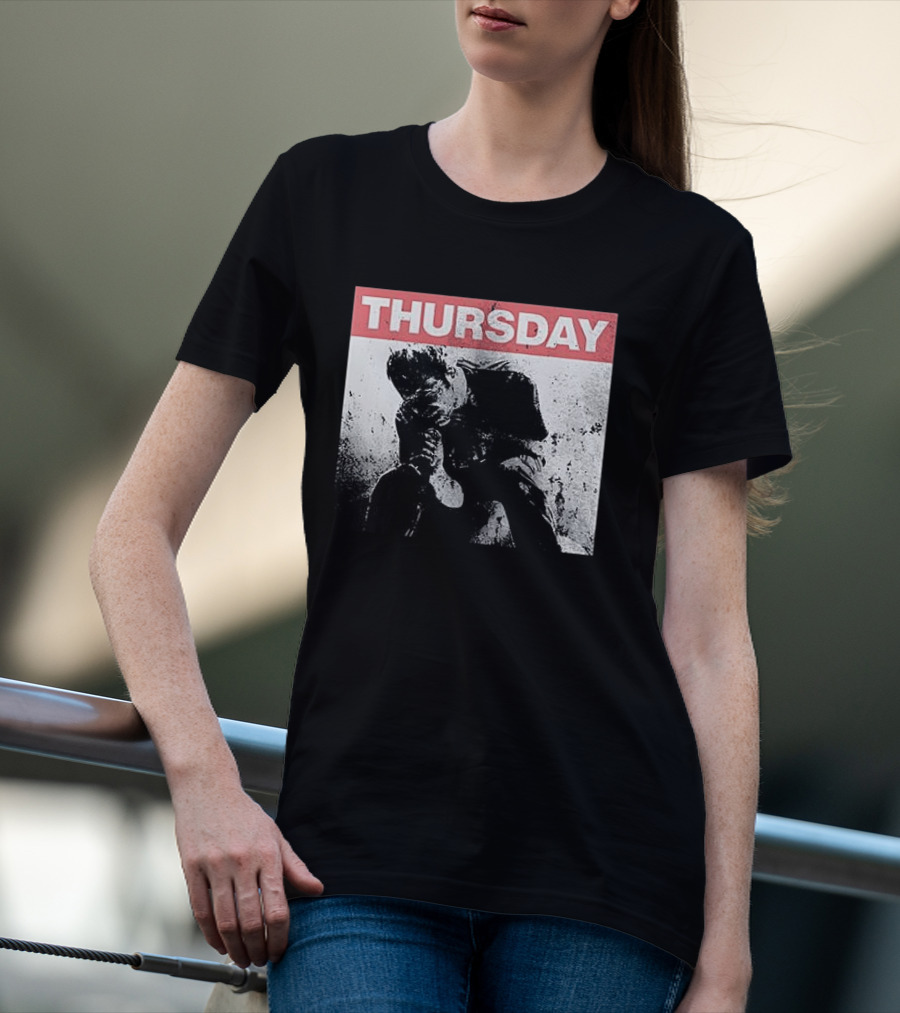 Thursday Sitting Alone In The Dark Of The Stadium Grunge T-Shirt