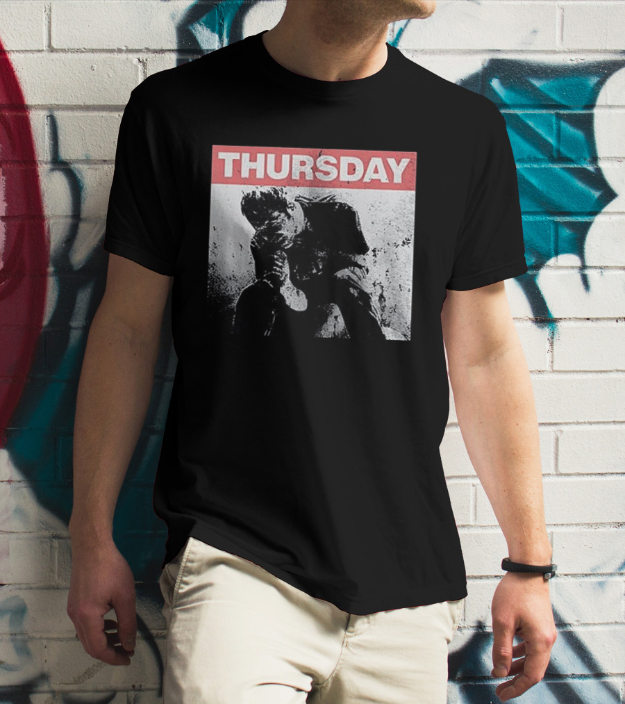 Thursday Sitting Alone In The Dark Of The Stadium Grunge T-Shirt