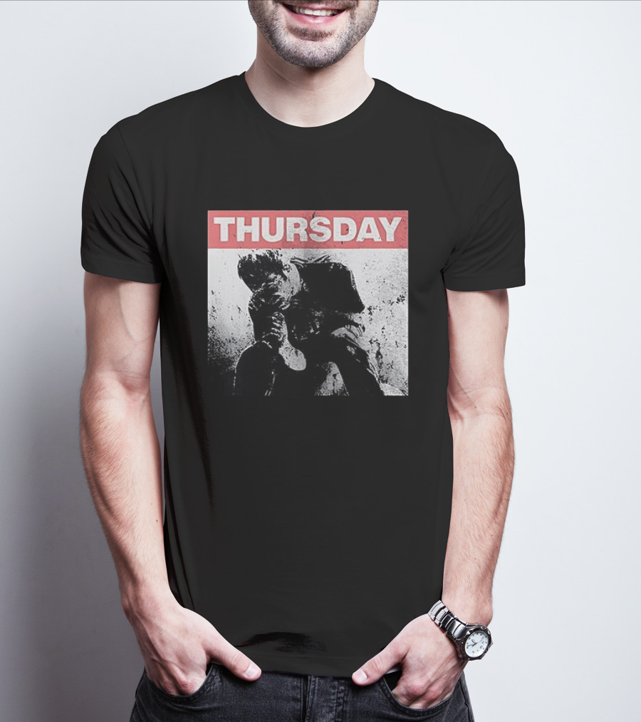 Thursday Sitting Alone In The Dark Of The Stadium Grunge T-Shirt