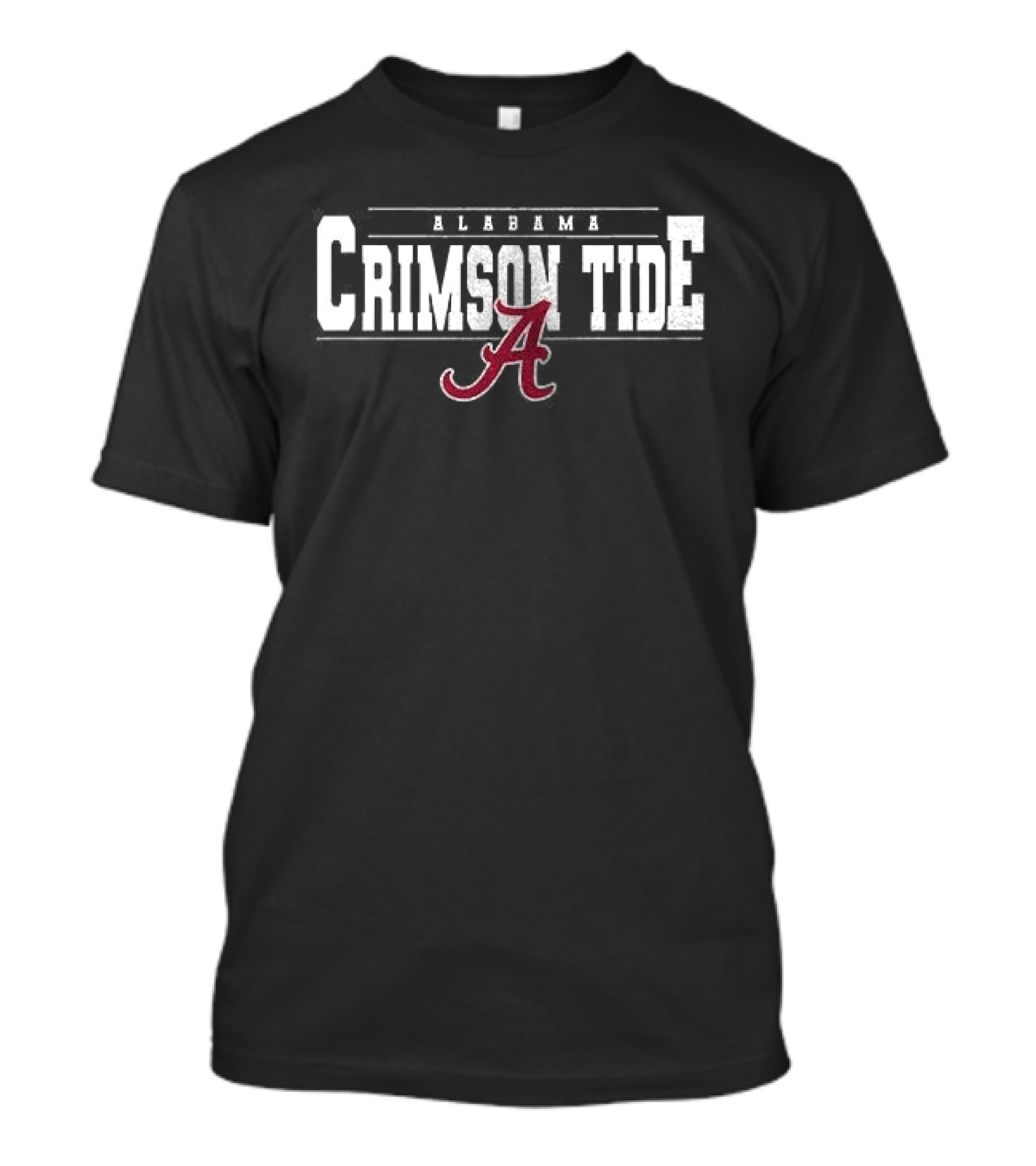 Alabama Crimson Tide NCAA Firefighter American Flag T-Shirt
