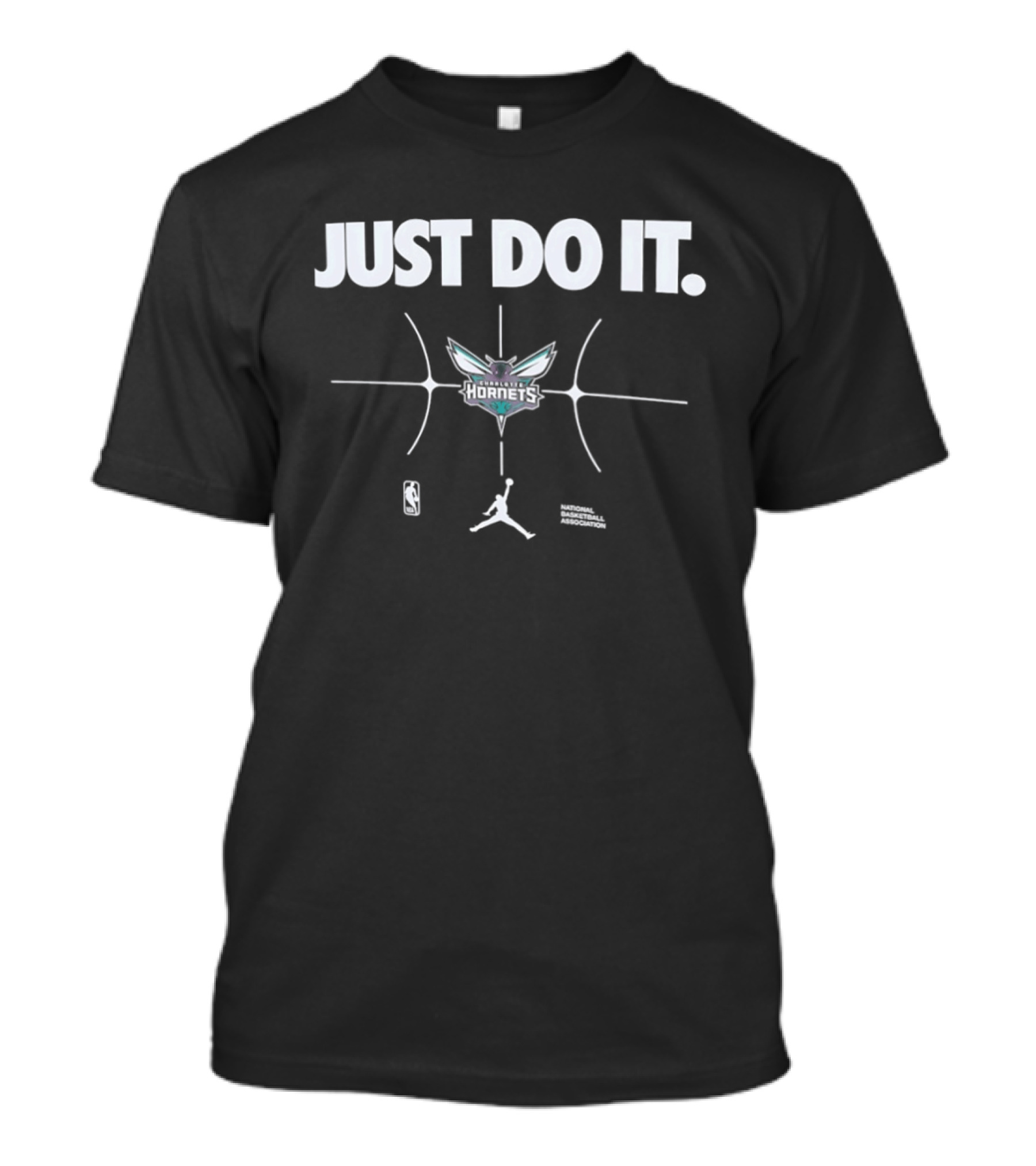 Charlotte Hornets Just Do It Basketball Team Logo Nike T-Shirt