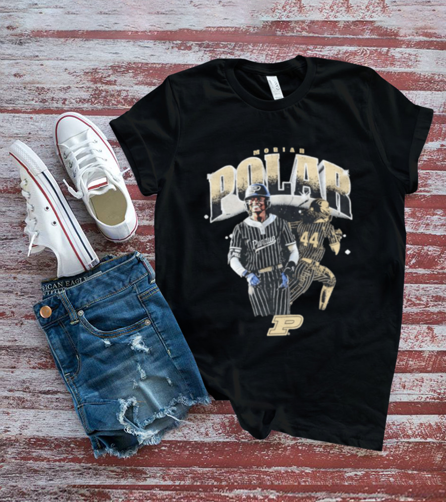 Moriah Polar Purdue Softball Player 44 Baseball Uniform T-Shirt