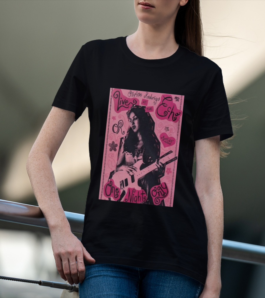 Olivia Rodrigo Live At The Echo April 24 2026 One Night Only T-Shirt