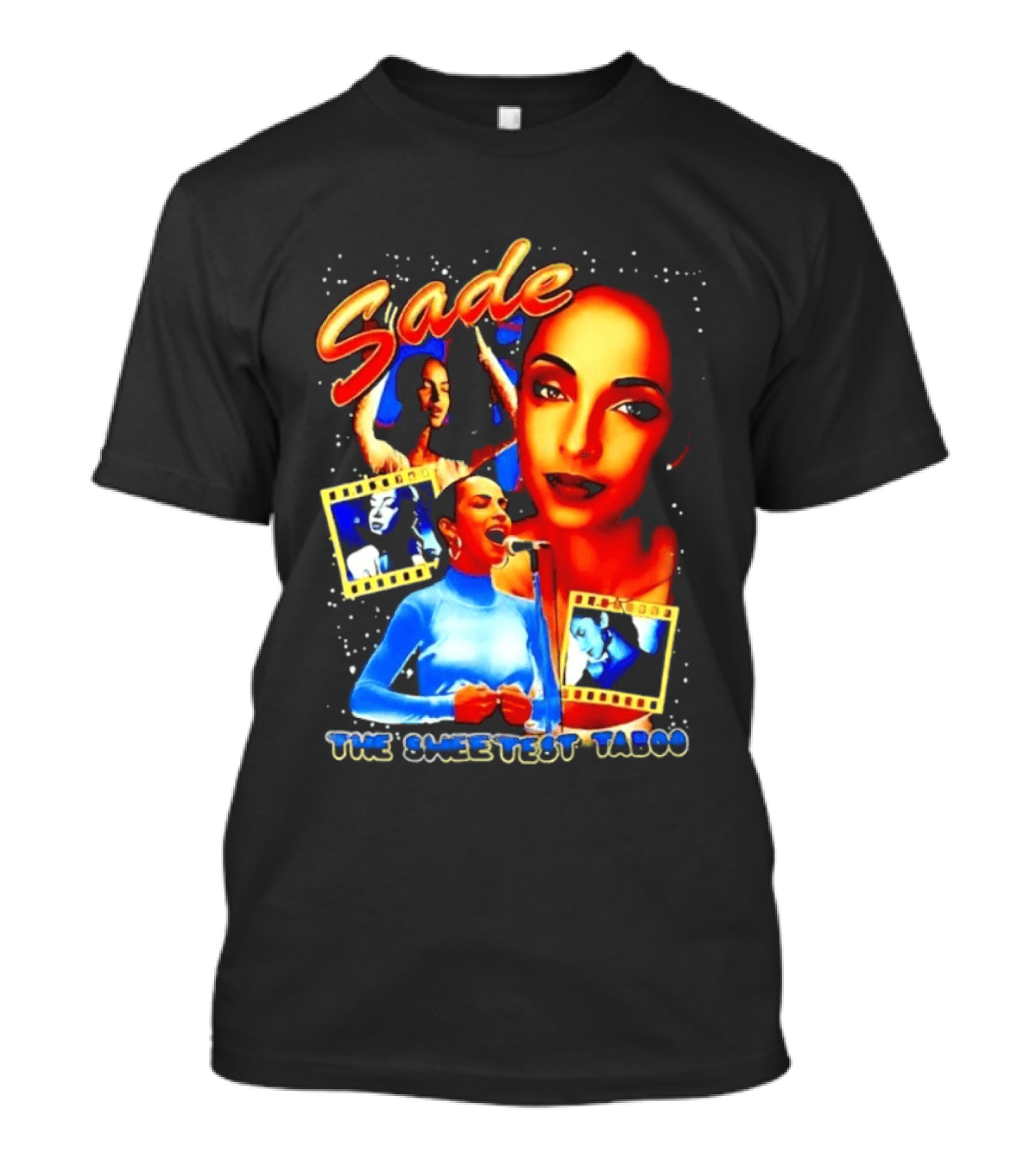 Sade The Sweetest Taboo Music Icon Montage T-Shirt