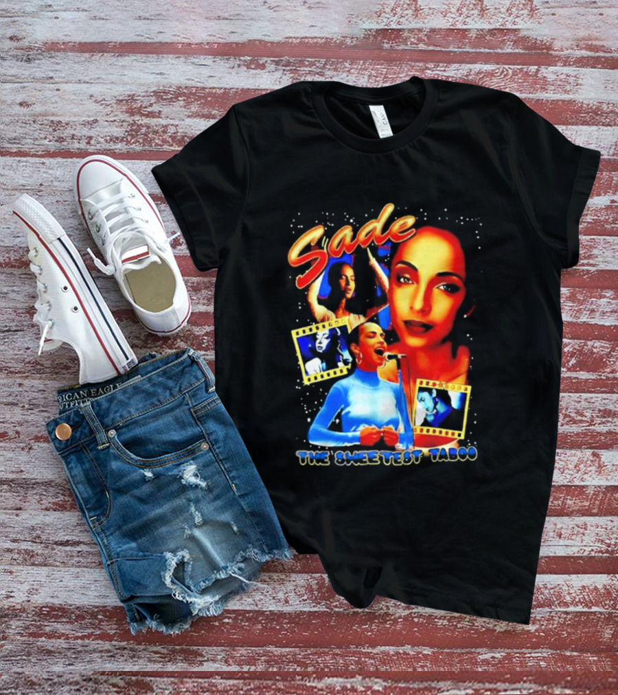 Sade The Sweetest Taboo Music Icon Montage T-Shirt