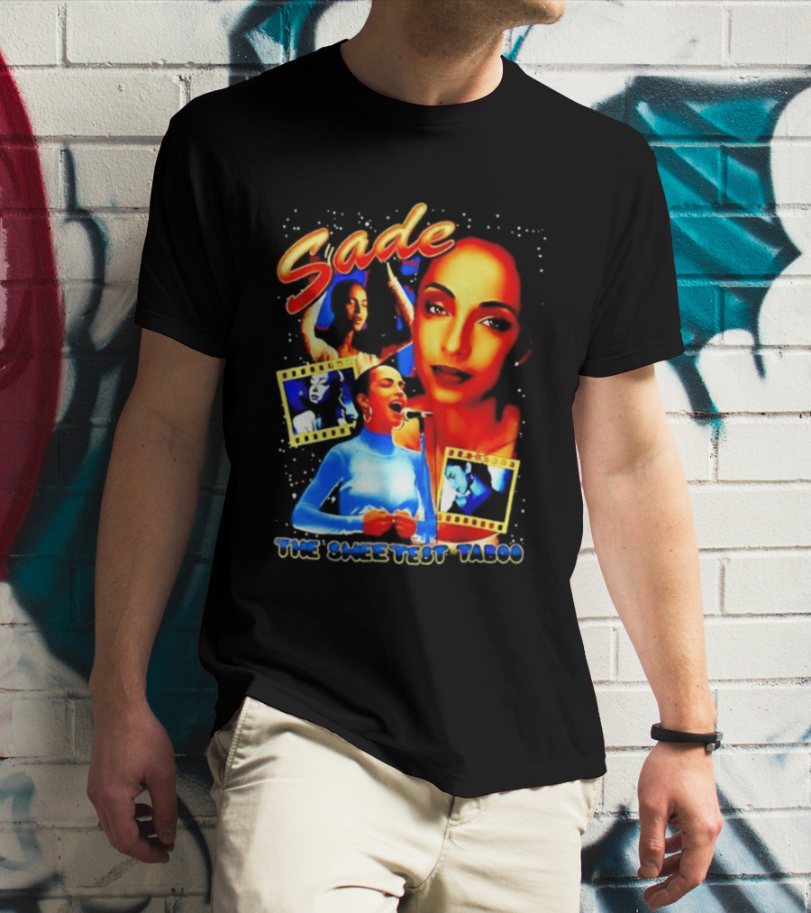 Sade The Sweetest Taboo Music Icon Montage T-Shirt