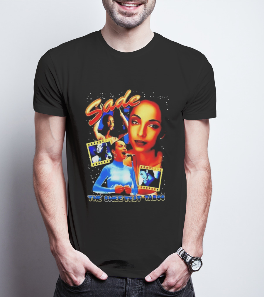 Sade The Sweetest Taboo Music Icon Montage T-Shirt