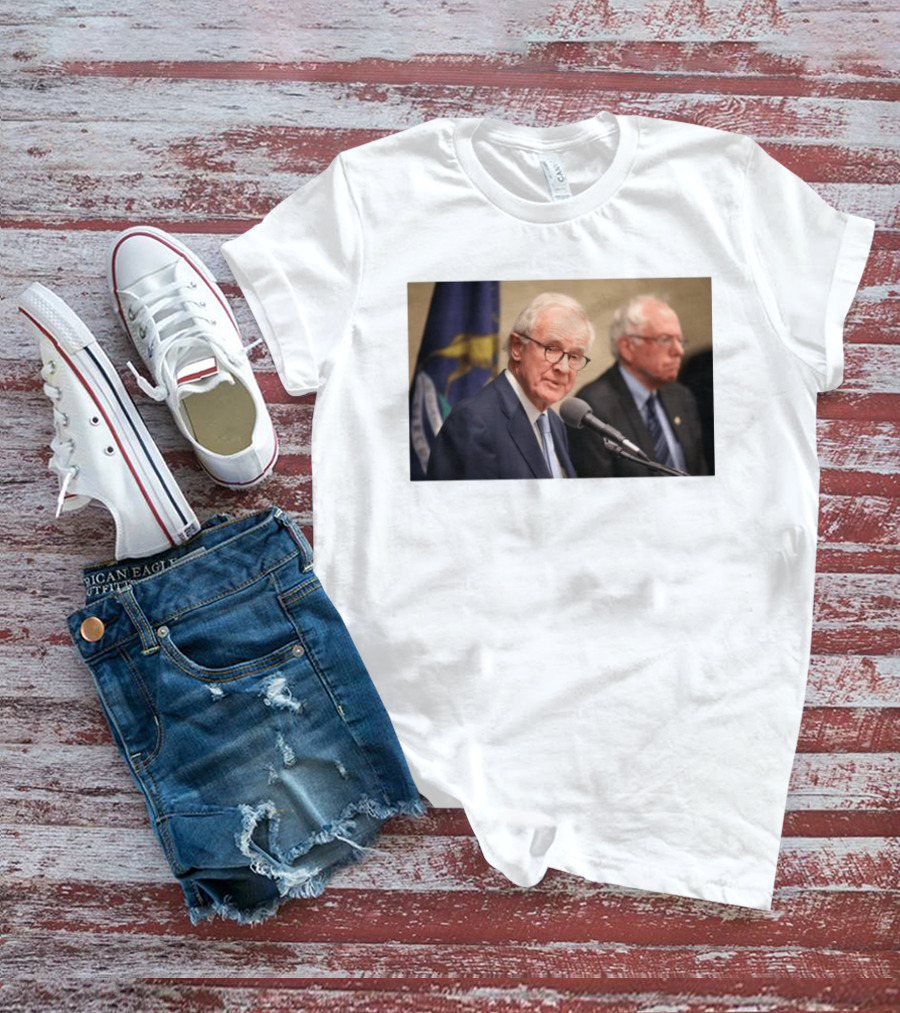 Donald W. Riegle Michigan Political Legacy Speaker Event With Bernie Sanders T-Shirt