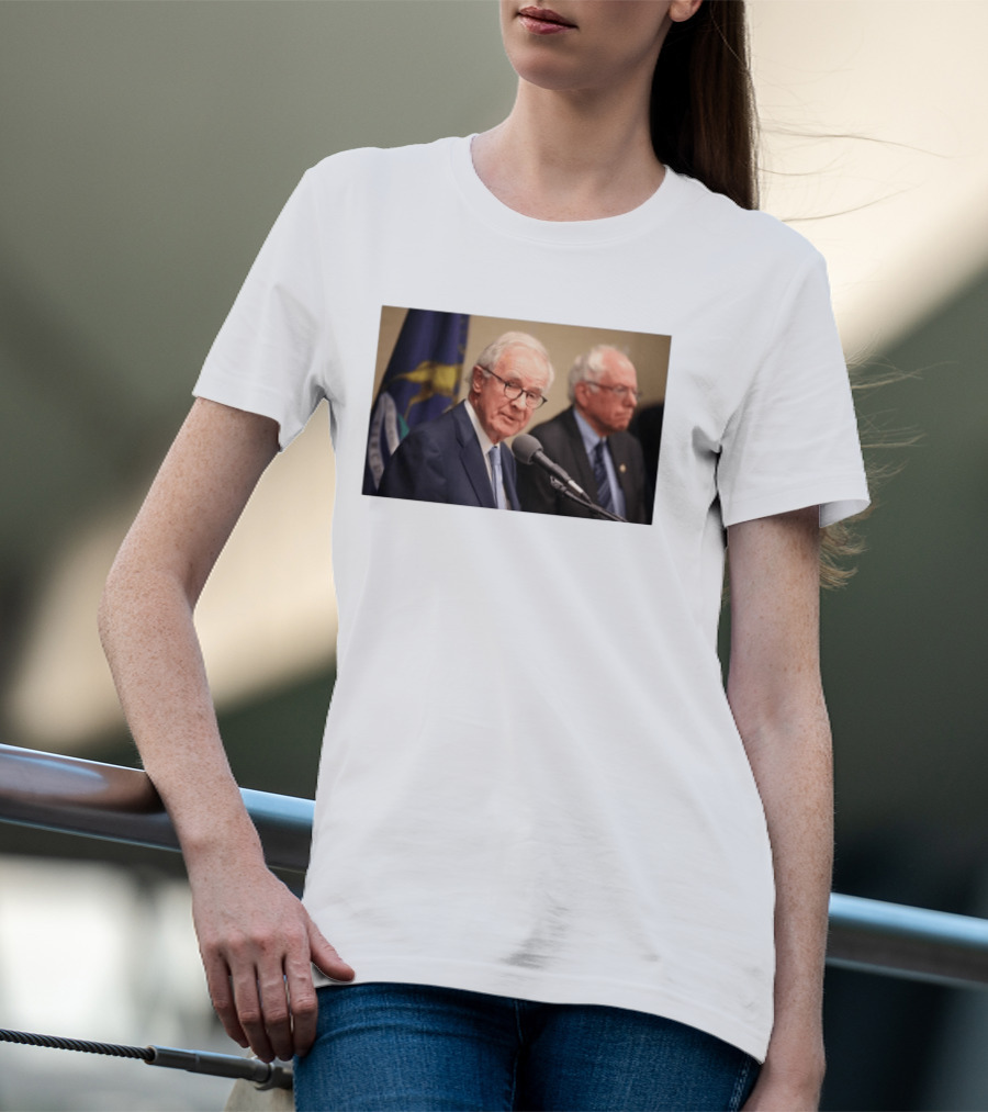 Donald W. Riegle Michigan Political Legacy Speaker Event With Bernie Sanders T-Shirt