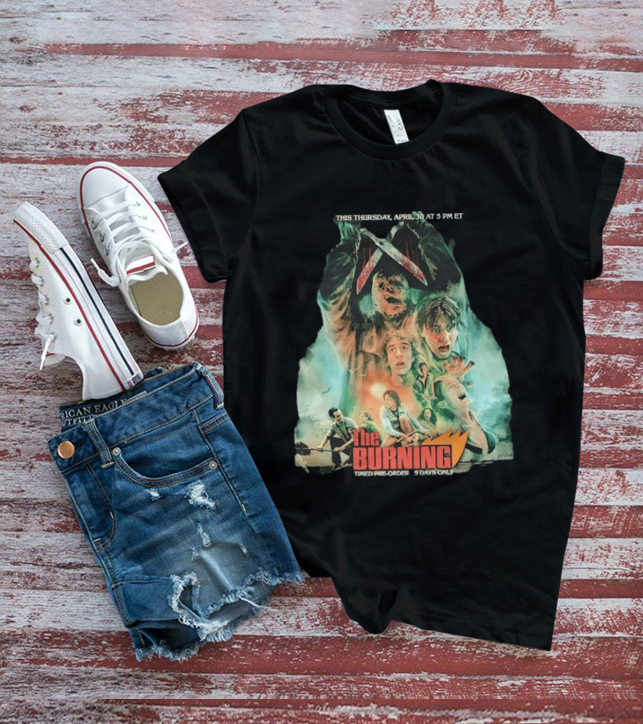 The Burning Cropsy's Revenge Horror Movie Timed Pre Order 5 Days Only T-Shirt