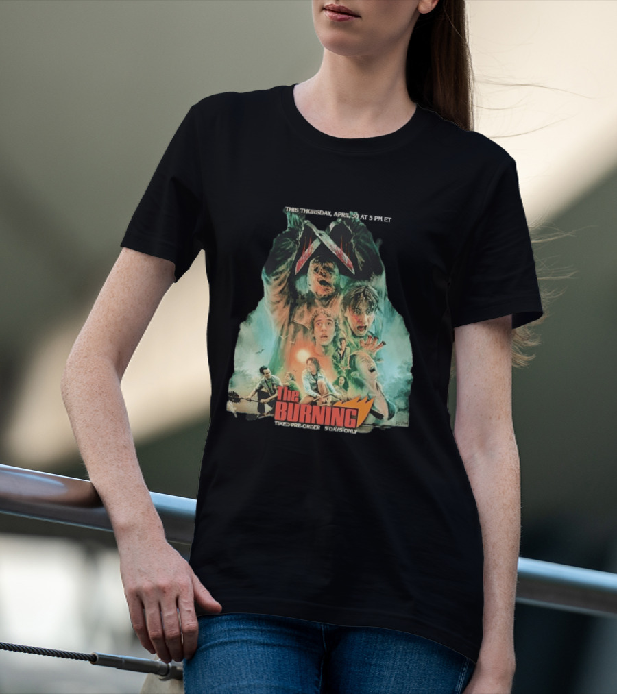 The Burning Cropsy's Revenge Horror Movie Timed Pre Order 5 Days Only T-Shirt