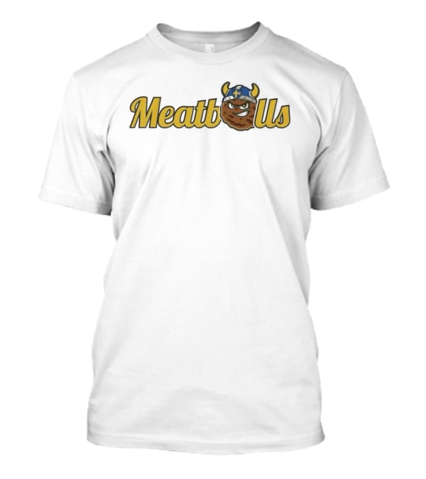 KC Cougars Swedish Meatballs Viking Helmet T-Shirt