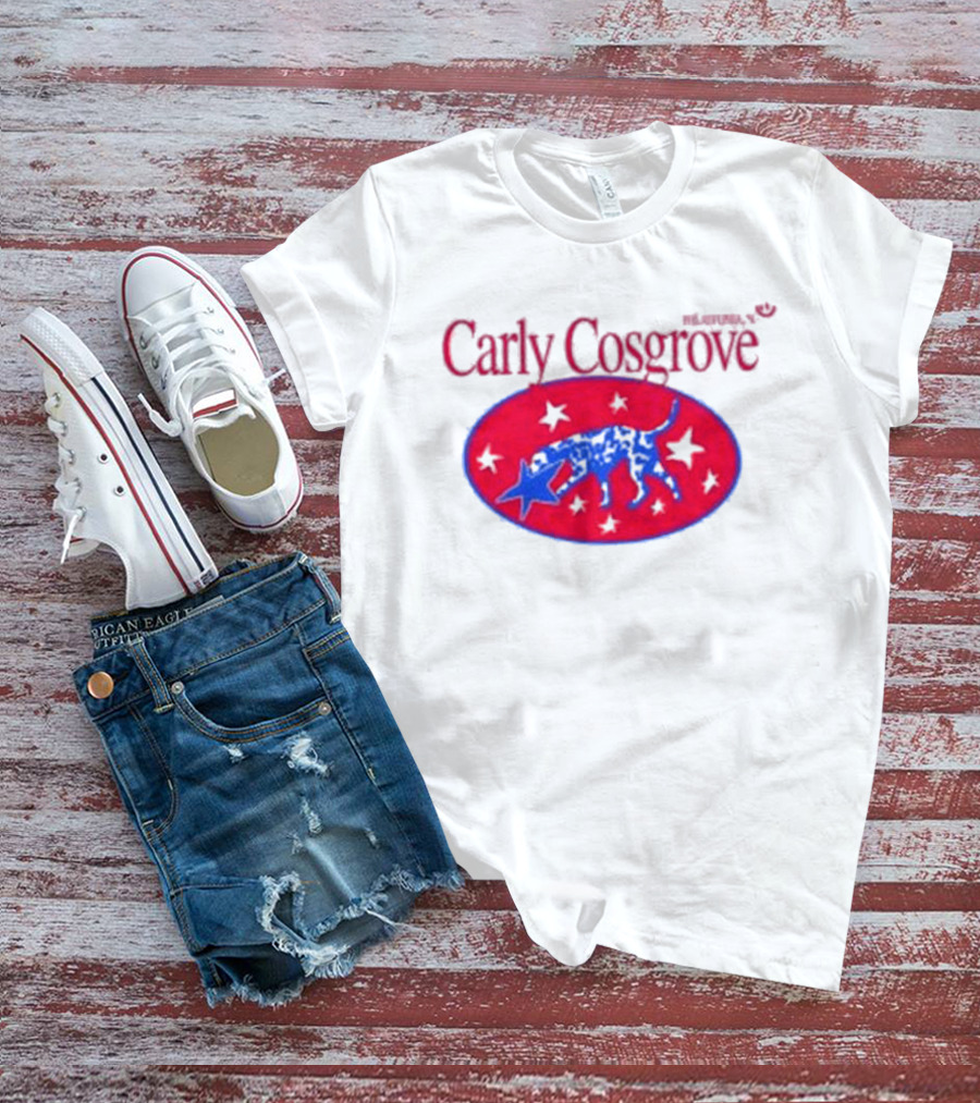Carly Cosgrove Dog Oval Star T-Shirt