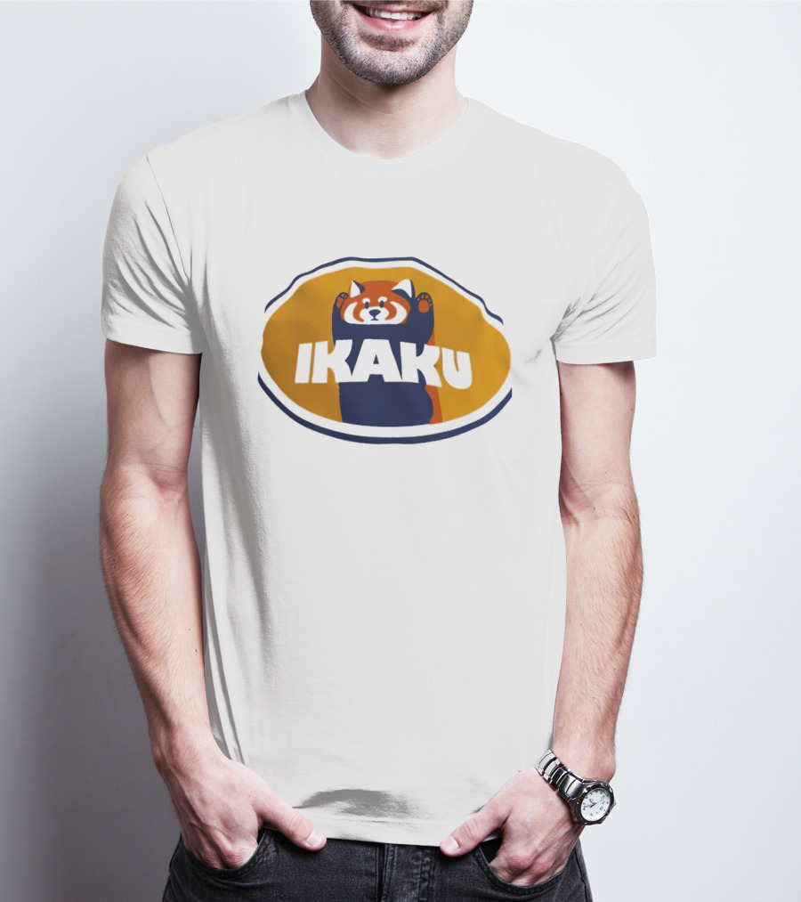 Graniph Ikaku Cartoon Red Panda T-Shirt