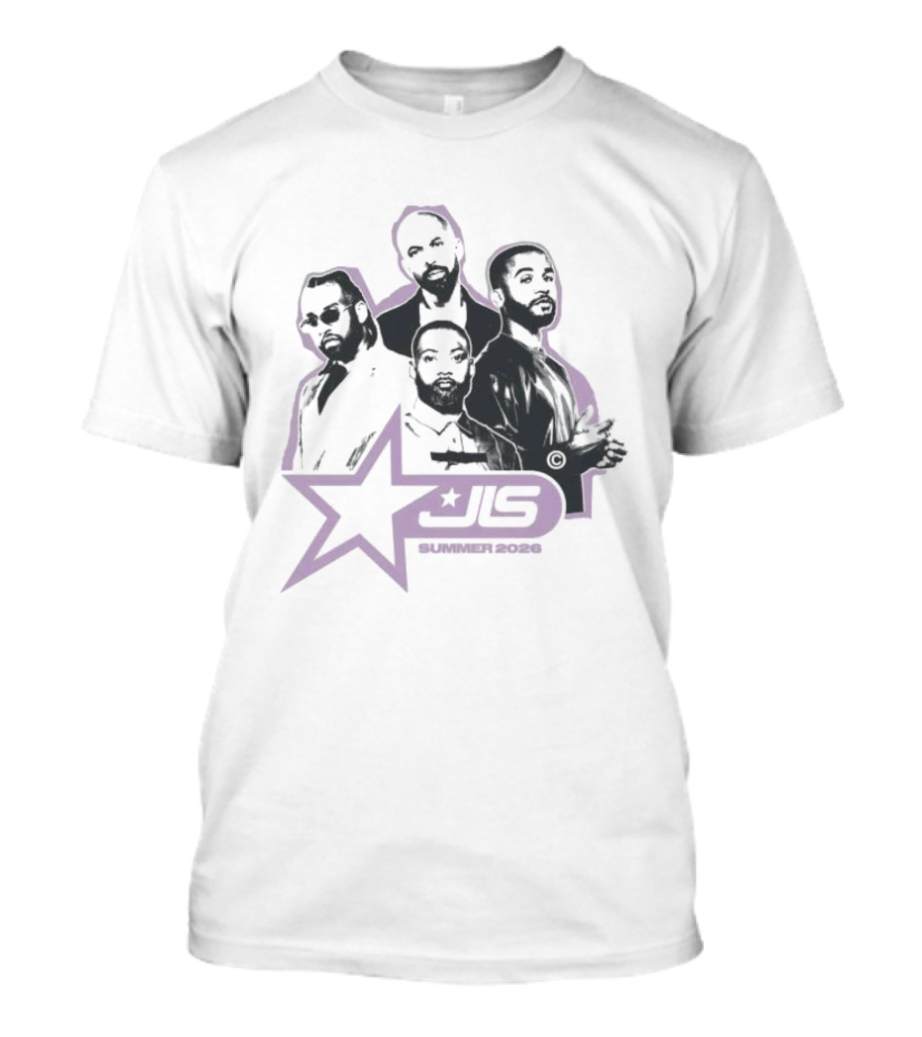 JLS Star Summer 2026 Reunion Tour Group T-Shirt