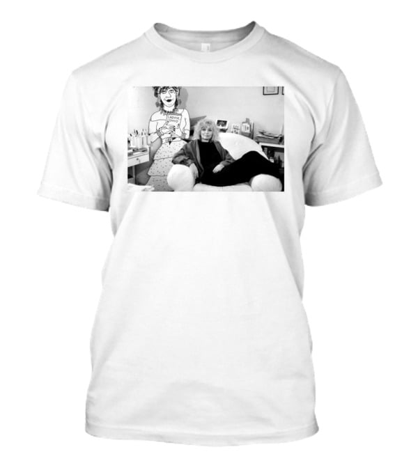 Nicole Hollander With Iconic Advice Lady Cartoon T-Shirt