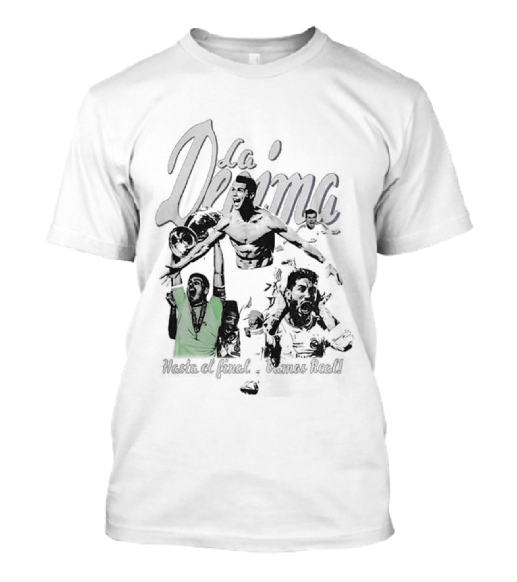 Vynacy Real Madrid La Decima Campeones De Europa Celebration Trophy Victory T-Shirt