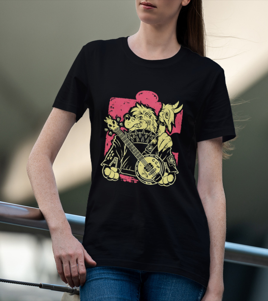 Banjo Kazooie Bluegrass Punk Energy Banjo Bear And Bird T-Shirt