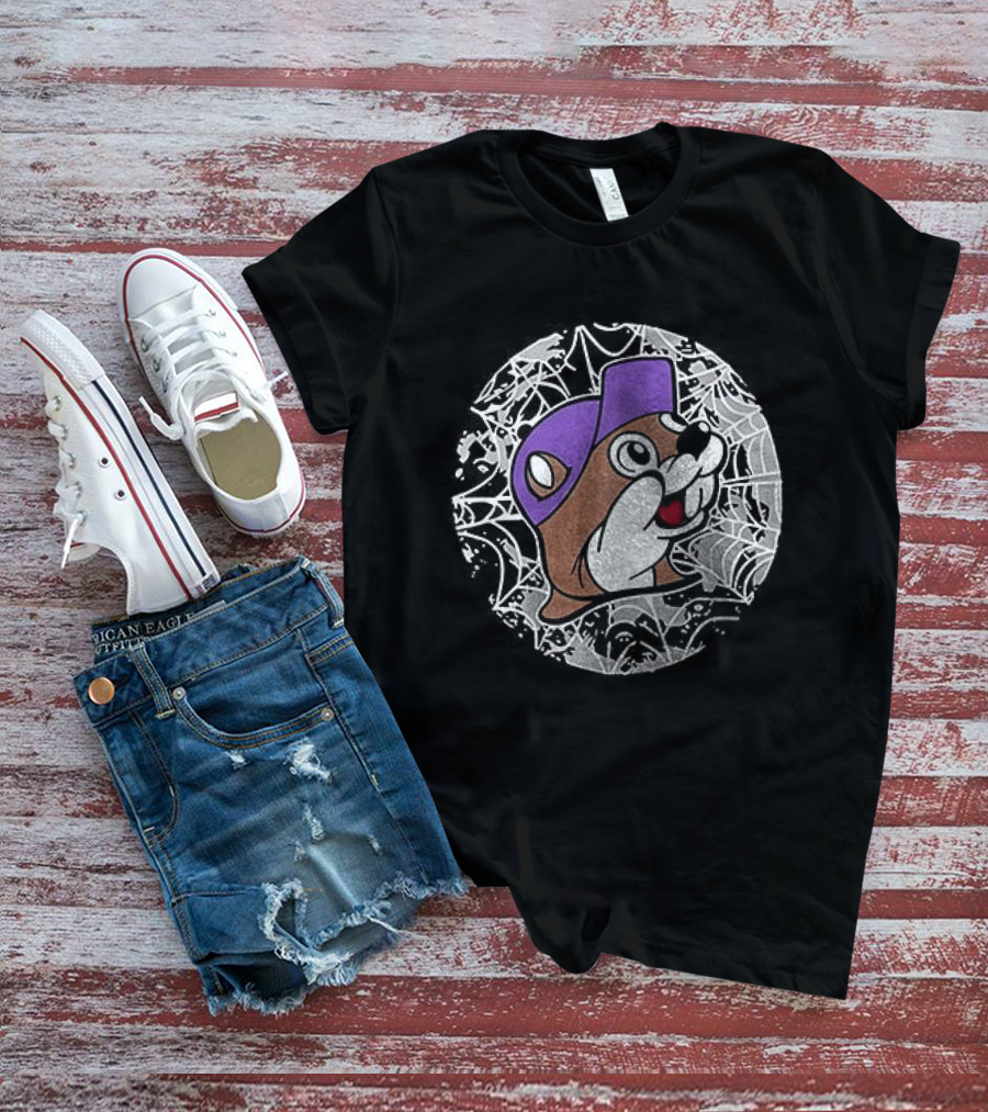 Buc Ee's Halloween Purple Hat T-Shirt