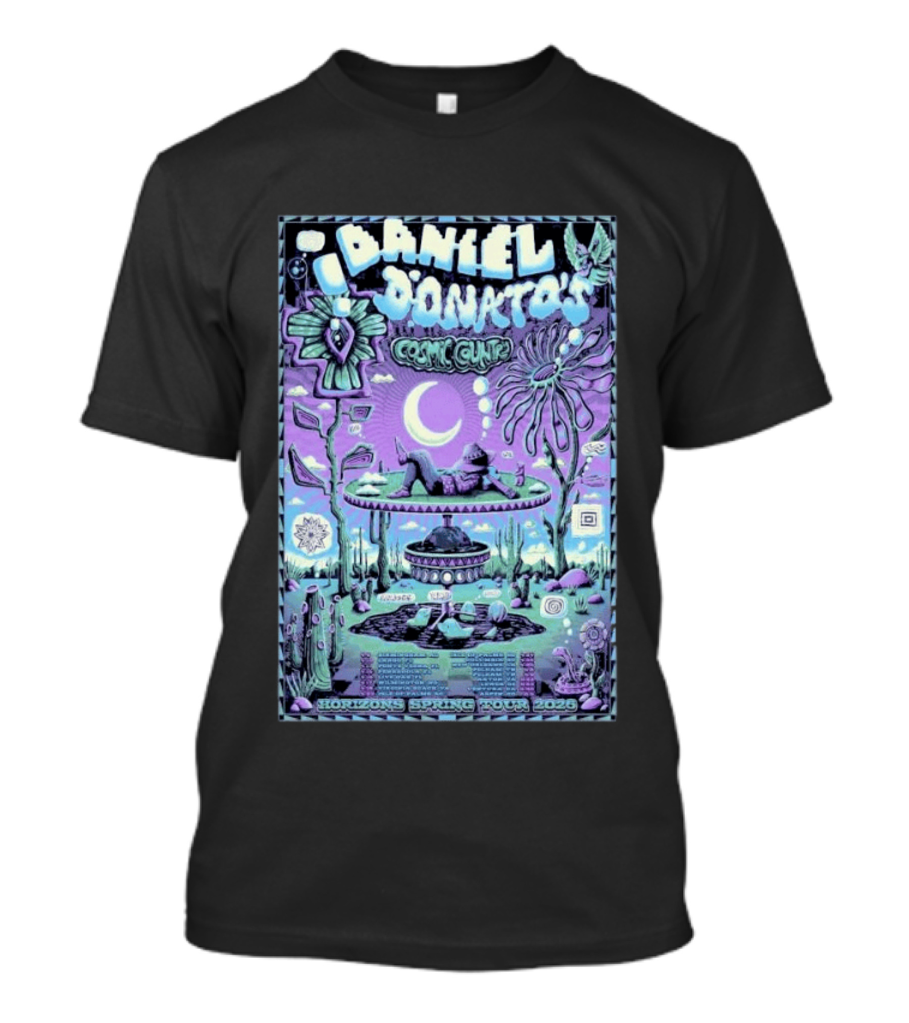 Daniel Donato Cosmic Country Horizons Spring Tour 2026 Psychedelic Landscape T-Shirt