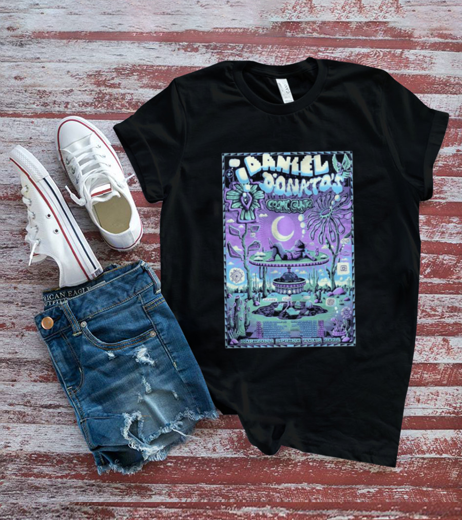 Daniel Donato Cosmic Country Horizons Spring Tour 2026 Psychedelic Landscape T-Shirt