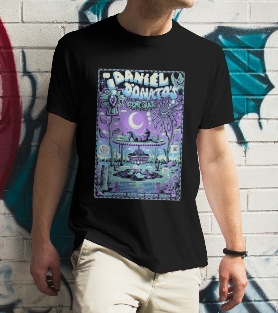 Daniel Donato Cosmic Country Horizons Spring Tour 2026 Psychedelic Landscape T-Shirt