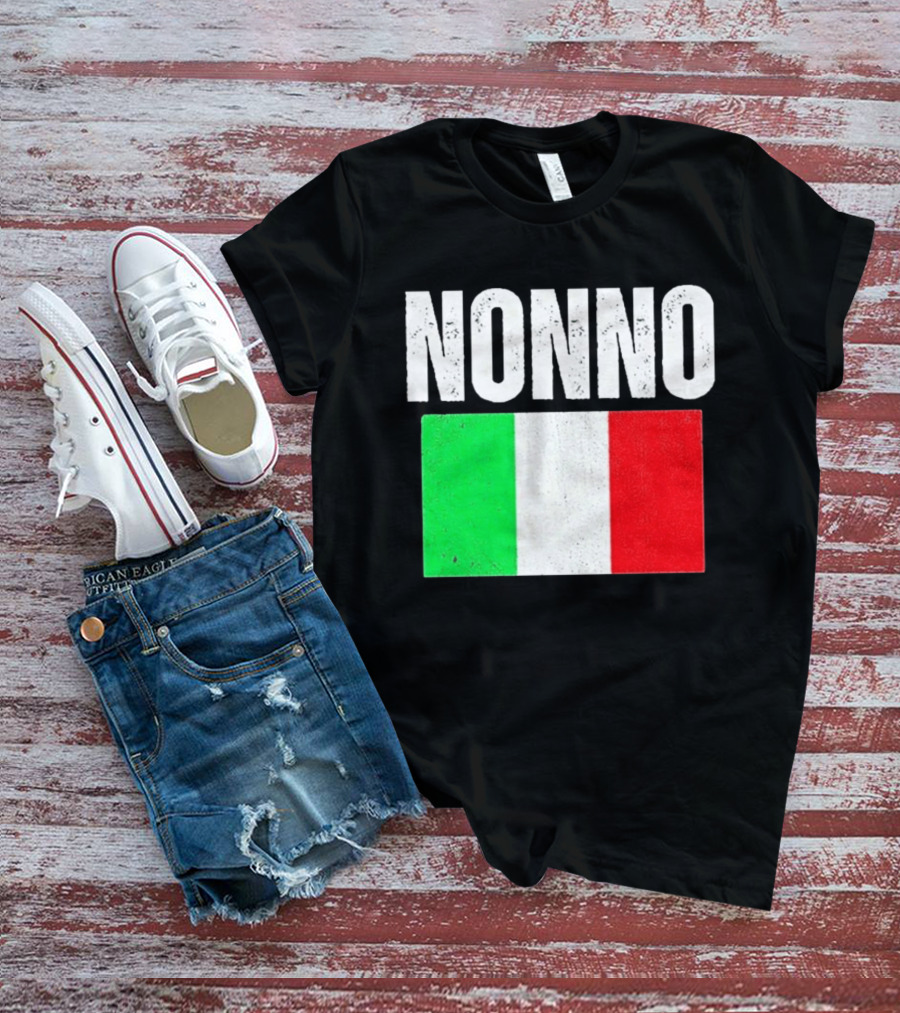 Nonno Italian Flag Patriotic Italy Heritage T-Shirt