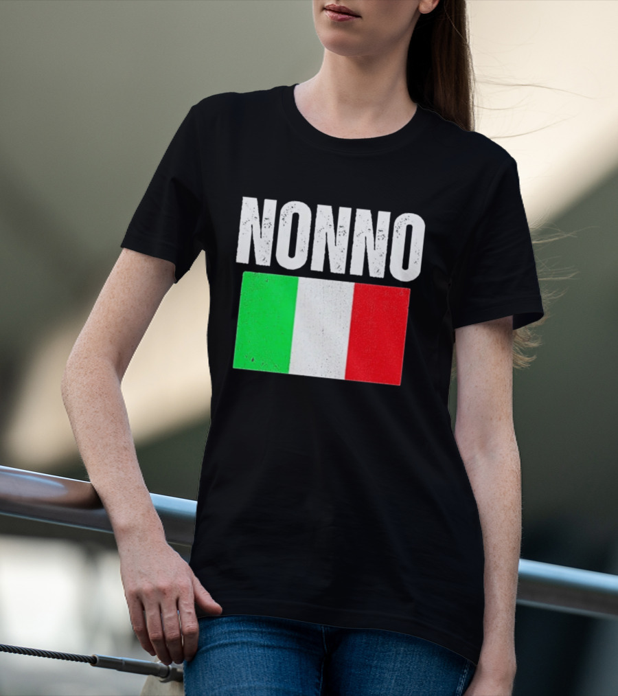 Nonno Italian Flag Patriotic Italy Heritage T-Shirt