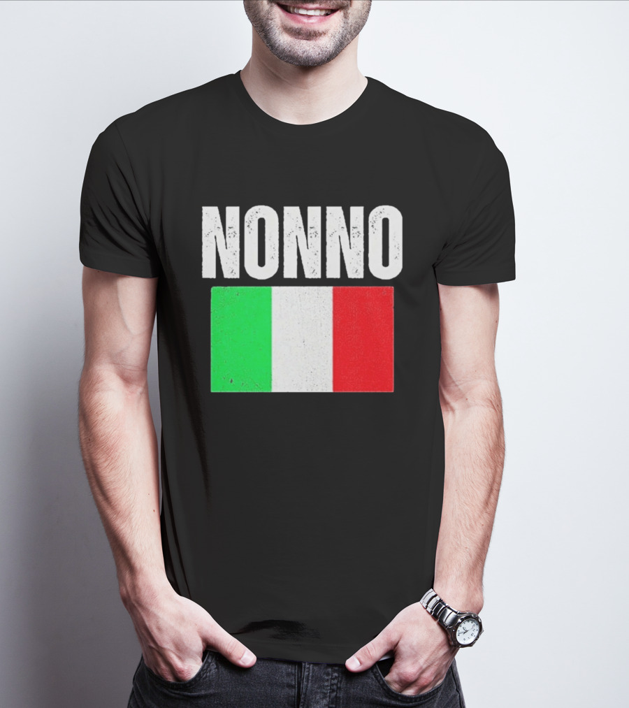 Nonno Italian Flag Patriotic Italy Heritage T-Shirt