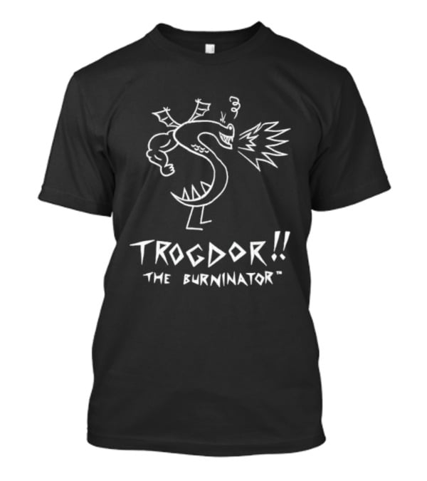 Trogdor The Burninator Dragon Sketch Homestar Runner T-Shirt
