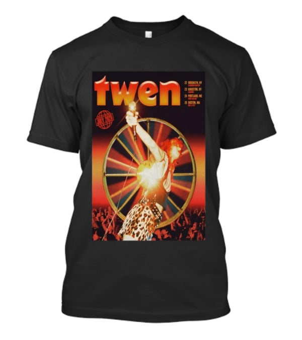 Twen Summer Heat Tour July 2026 Brooklyn Kingston Portland Boston T-Shirt