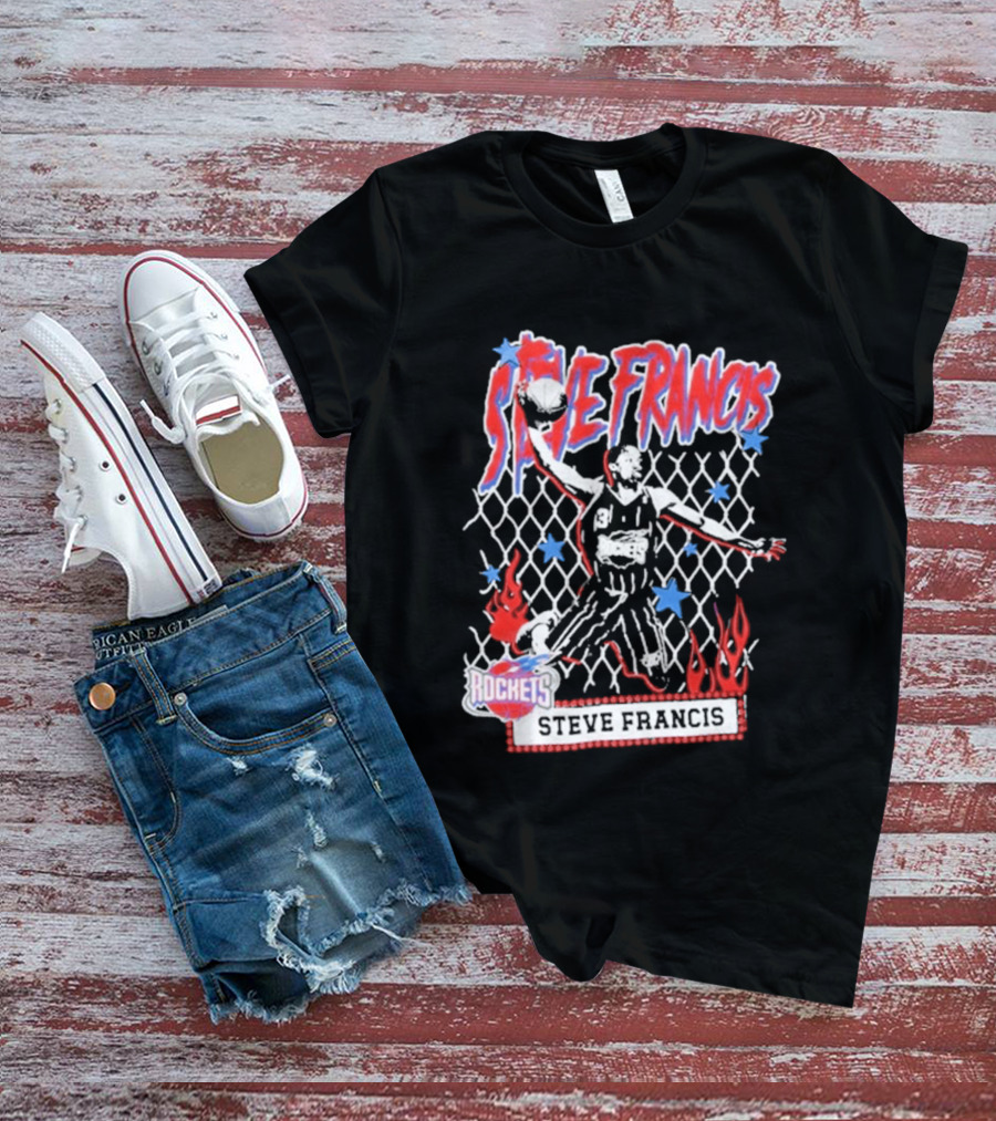Steve Francis Rockets Mitchell & Ness NBA Street Player Houston T-Shirt