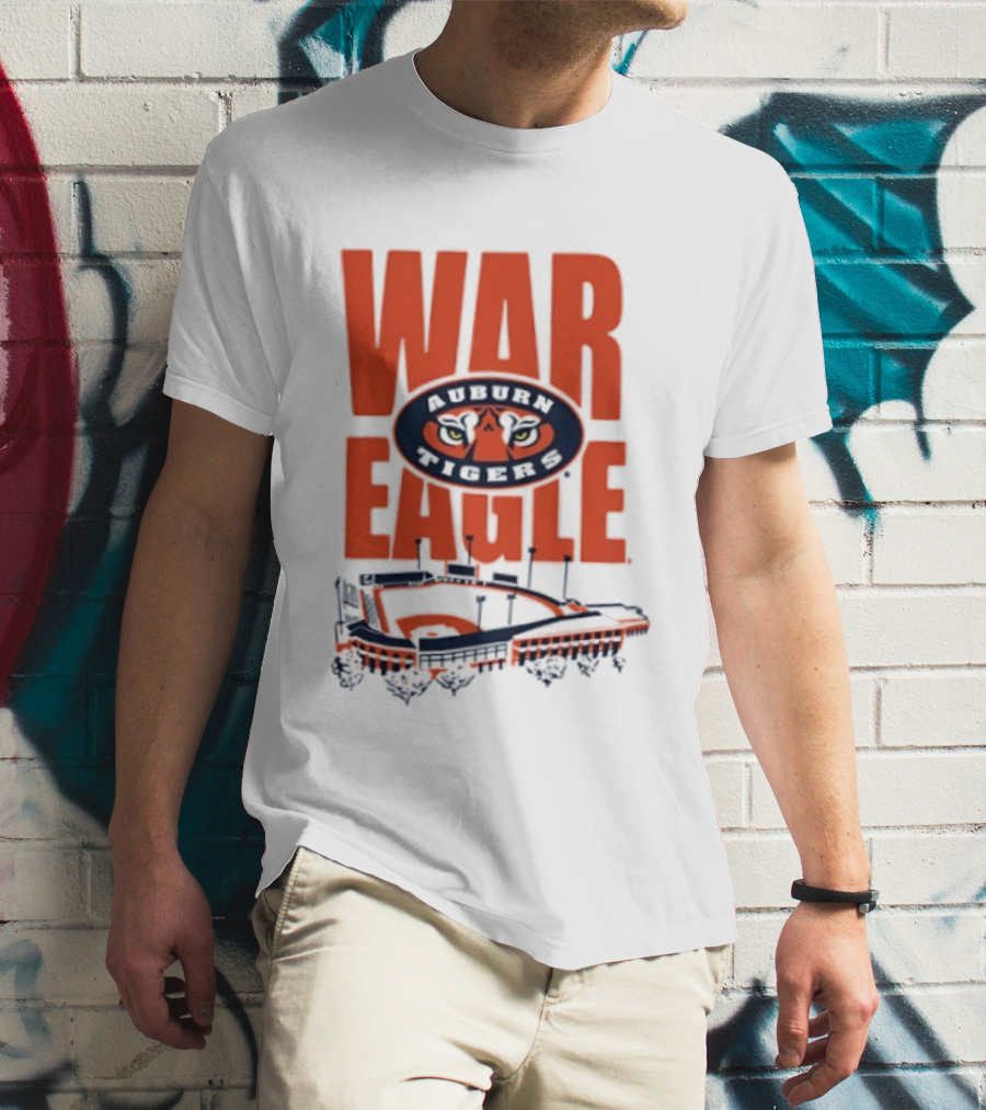 Auburn Tigers War Eagle Baseball Stadium Tiger Eyes T-Shirt