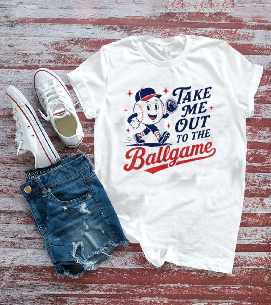 Take Me Out To The Ballgame Baseball T-Shirt