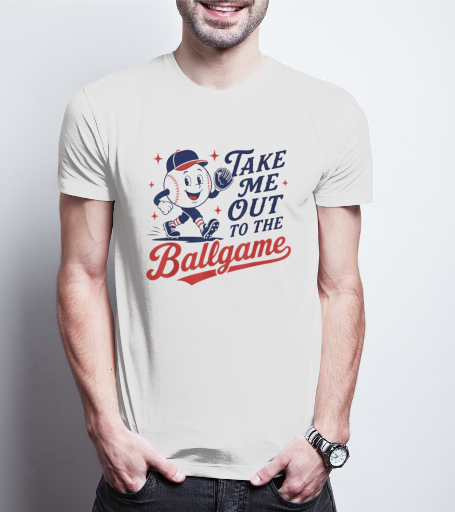 Take Me Out To The Ballgame Baseball T-Shirt