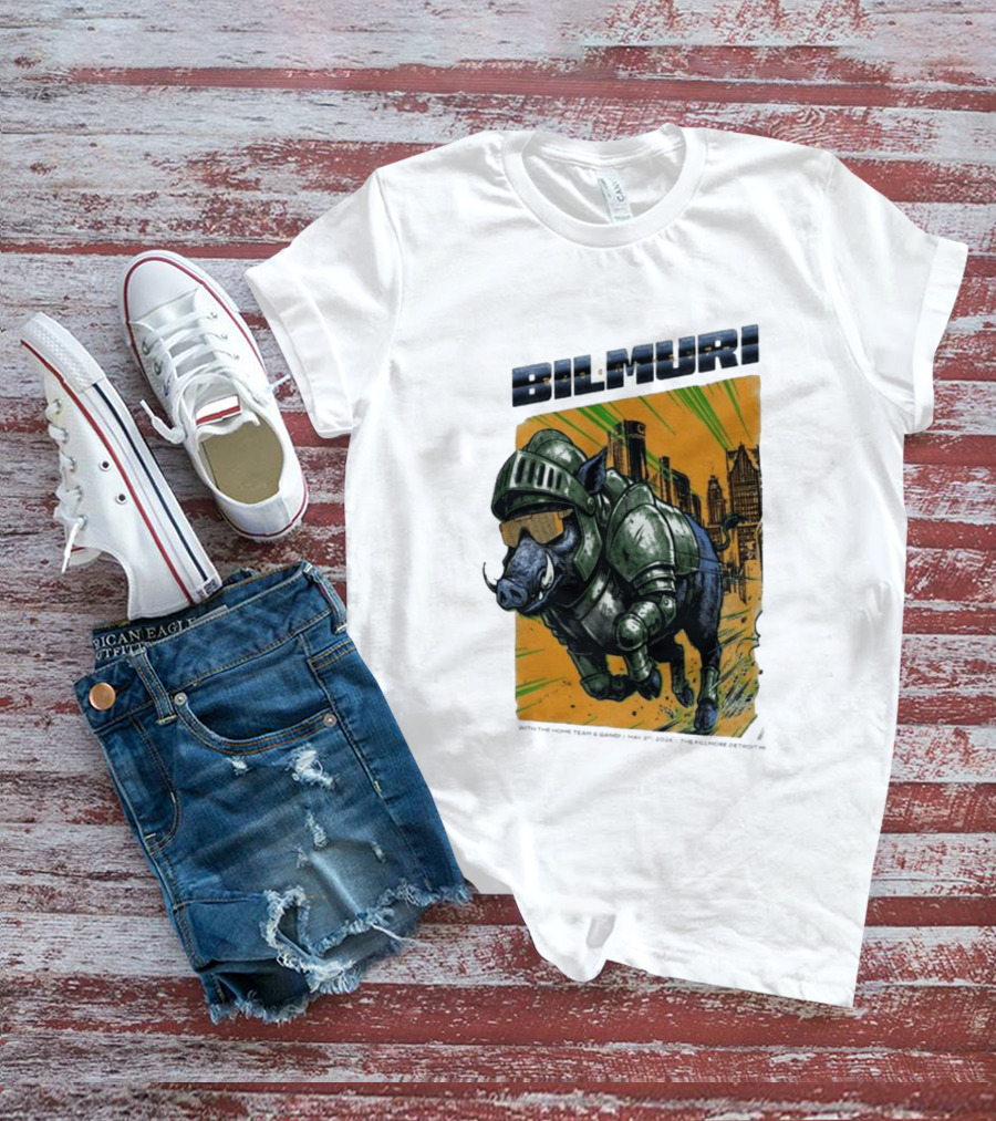 Bilmuri Armored Boar Detroit Skyline The Fillmore May 3 2026 T-Shirt