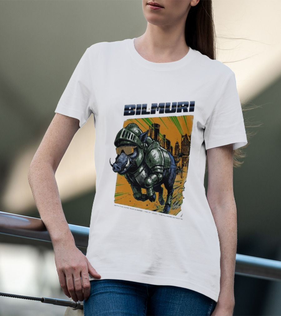 Bilmuri Armored Boar Detroit Skyline The Fillmore May 3 2026 T-Shirt