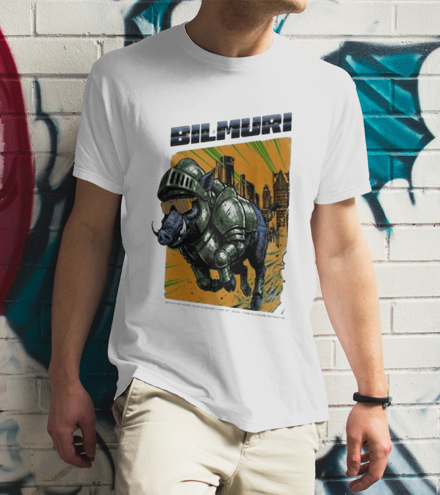 Bilmuri Armored Boar Detroit Skyline The Fillmore May 3 2026 T-Shirt