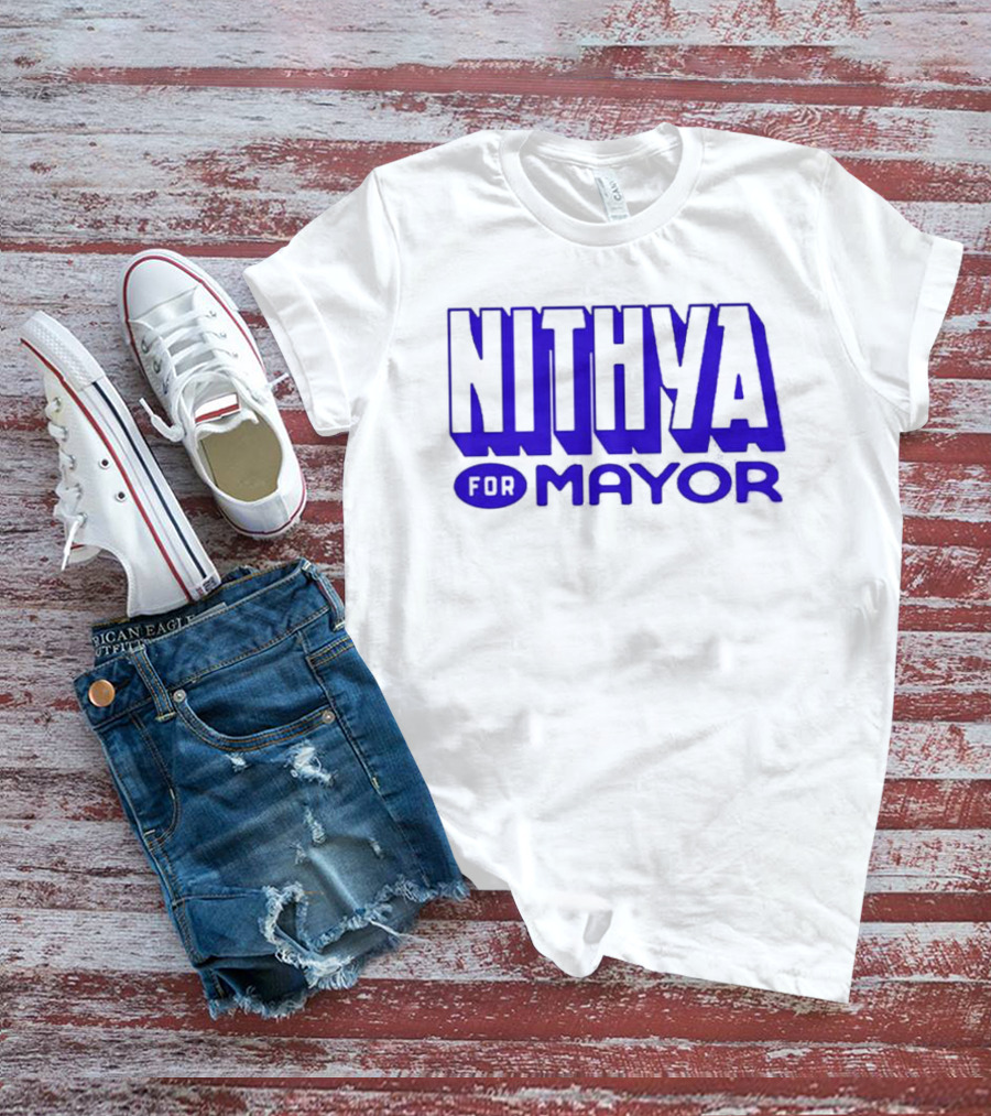 Nithya For Mayor 2026 Election Campaign T-Shirt